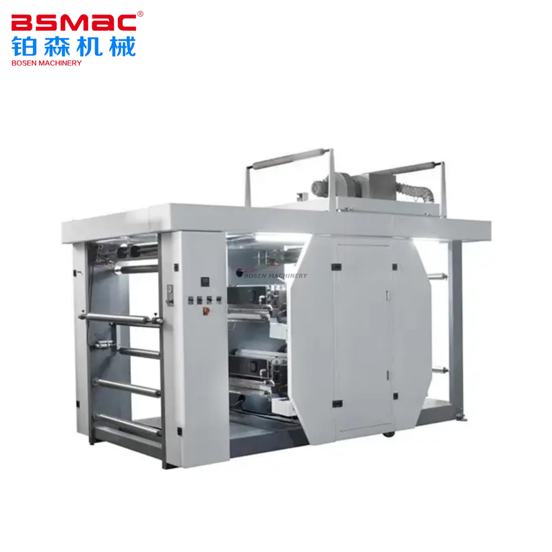 BSHYT2-800 2 Renkli Flekso Baskı Makinesi Inline