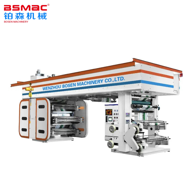 BSCI6 Büyük Merkezi Tamburlu Fleksografik Baskı Makinesi