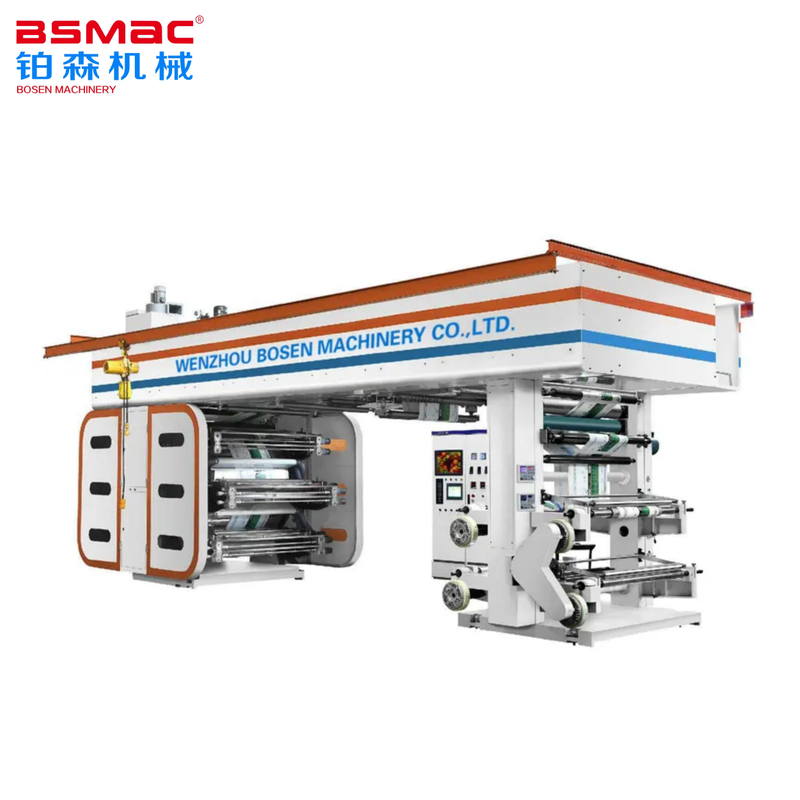 BSCI6 Büyük Merkezi Tamburlu Fleksografik Baskı Makinesi